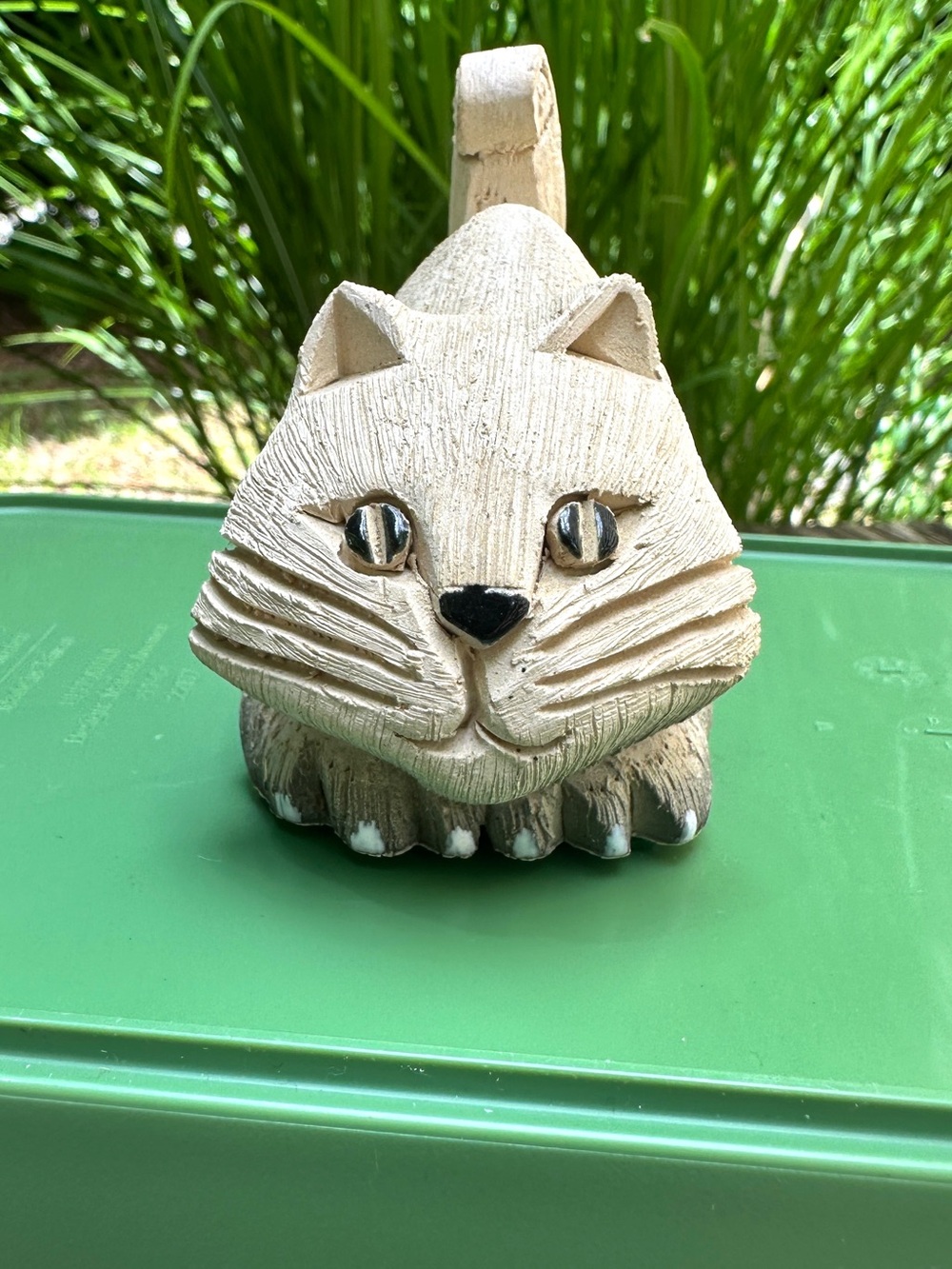 Vintage Artesania Rinconada Uruguay Ceramic Art Pottery Cat Rare Retired Signed